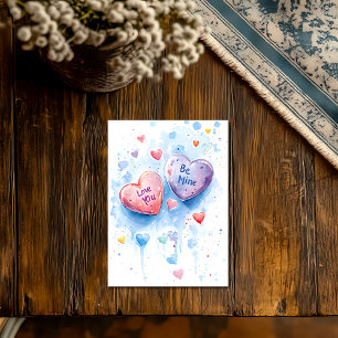 Postal Saludos encantadores: El día de San Valentín