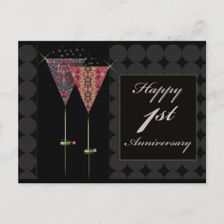 Postal Saludos - Feliz primer aniversario