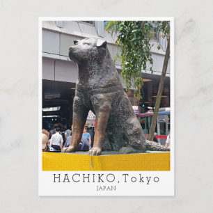Postal Saludos personalizados desde TOKIO, Hachiko, Japón