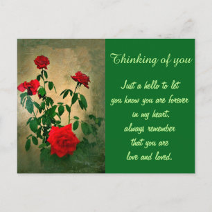 Postal Saludos, Rosas de amor_