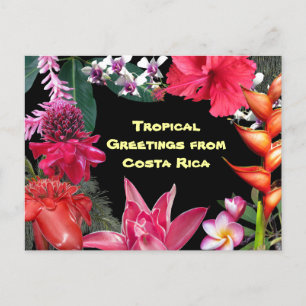 Postal Saludos tropicales de Costa Rica