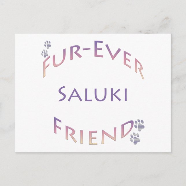 Postal Saluki Furever Friend (Anverso)