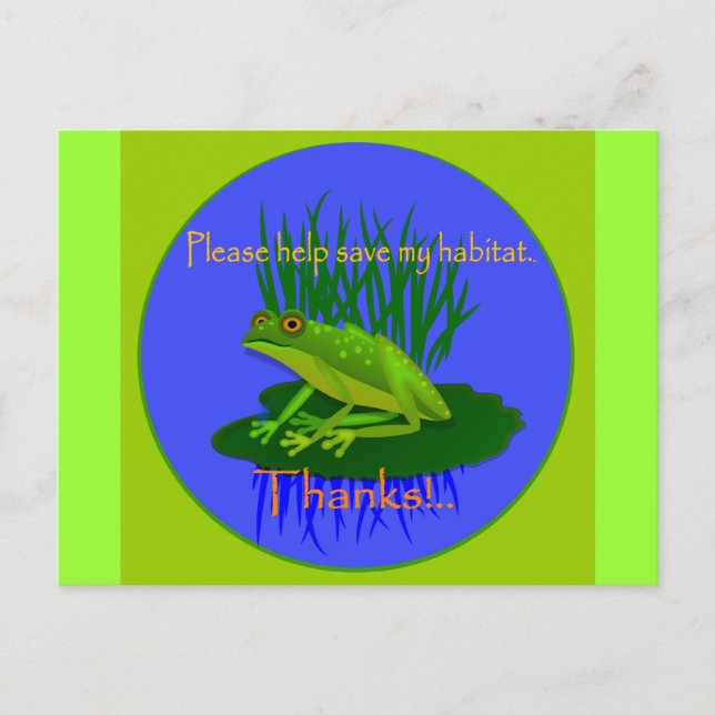 Postal Salva el Hábitat (Anverso)