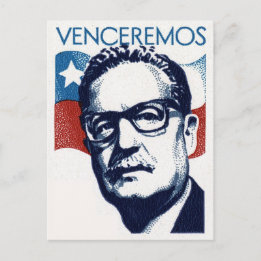 Postal Salvador Allende - Venceremos