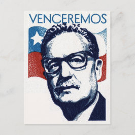 Postal Salvador Allende - Venceremos