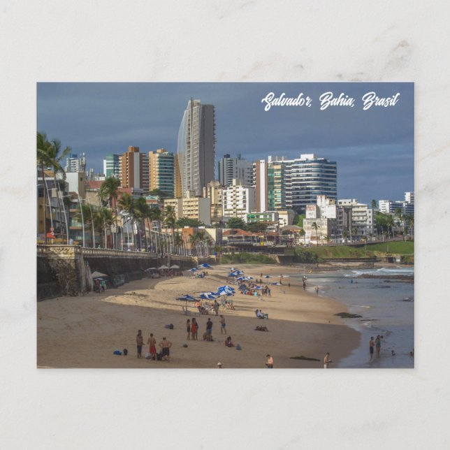 Postal Salvador, Bahia, Brasil (Anverso)