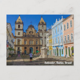 Postal Salvador, Bahía, Brasil, Plaza