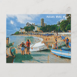 Postal Salvador, Bahia, Brasil Porto da Barra Art