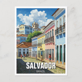 Postal Salvador Brasil Perlourinho Travel