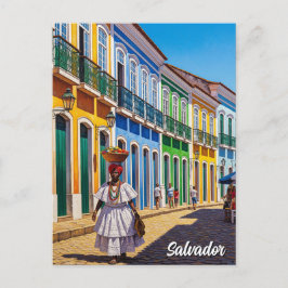 Postal Salvador Brasil Perlourinho Travel