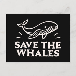 Postal Salvar a las ballenas