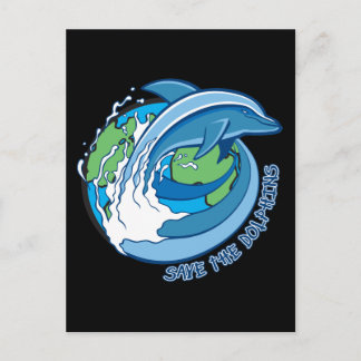 Postal Salvar a los delfines