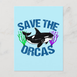 Postal Salvar la Cuta de las Orcas