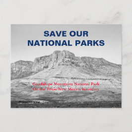 Postal Salvar nuestra resistencia en los parques nacional