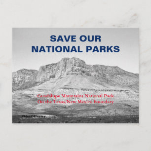 Postal Salvar nuestra resistencia en los parques nacional