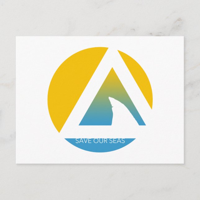 Postal salvar nuestros tricírculos marítimos (Anverso)