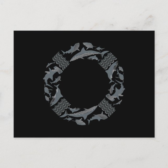 Postal Salvemos al salvavidas de los tiburones (Anverso)