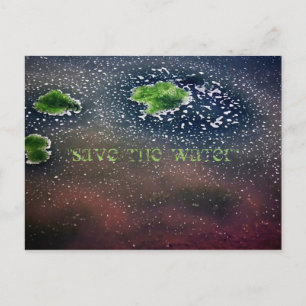 Postal "Salven el agua"