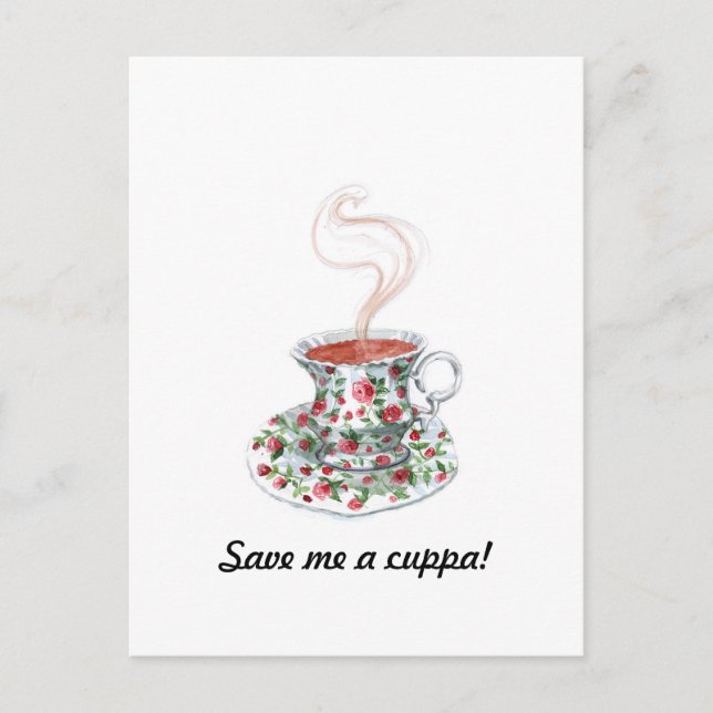 Postal ¡Salven / Hazme un Cuppa! (Anverso)