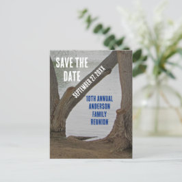 Postal Salven la fecha de la reunión de la familia Rustic