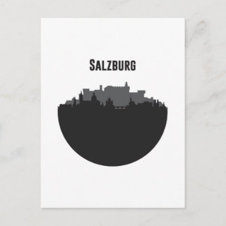 Postal Salzburg Stadt Silhouette