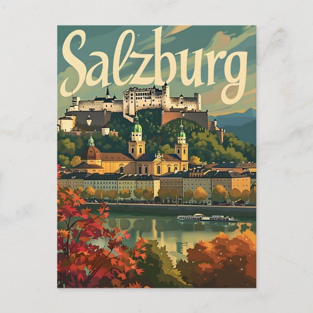 Postal Salzburg Vintage (Anverso)