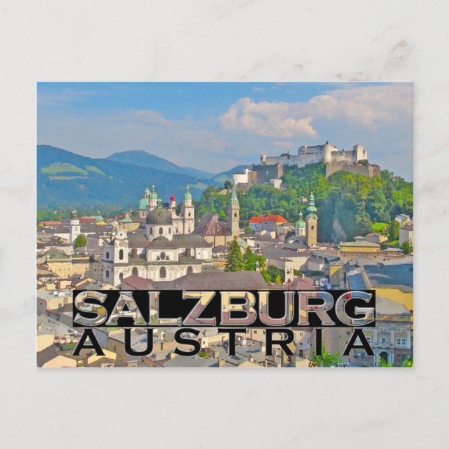 Postal Salzburgo (Anverso)