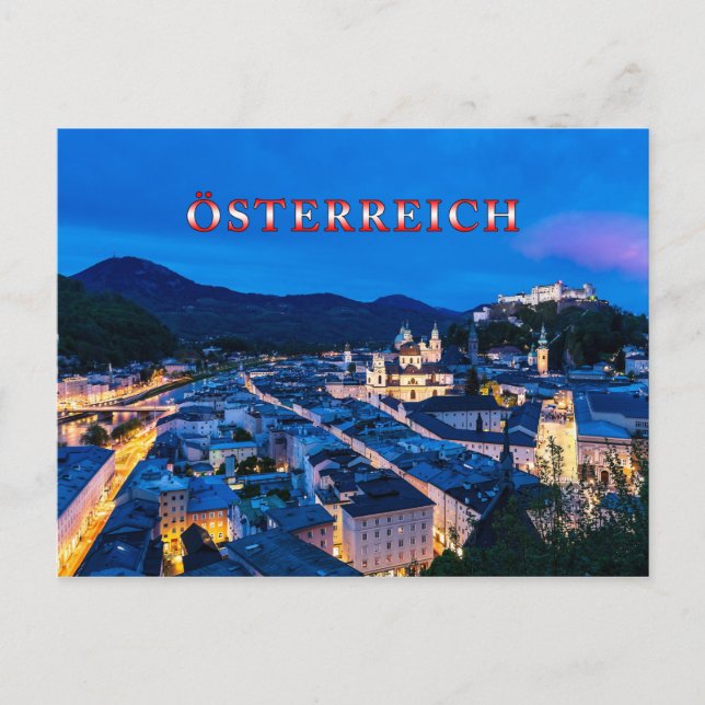 Postal Salzburgo 001N (Anverso)
