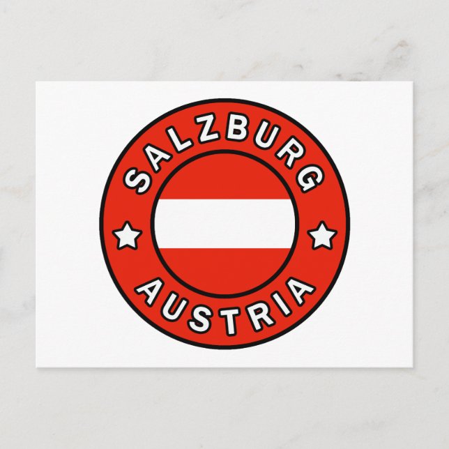 Postal Salzburgo Austria (Anverso)