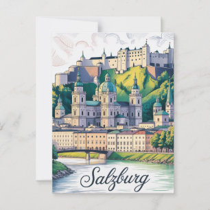 Postal Salzburgo Austria