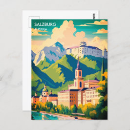 Postal Salzburgo Austria Travel