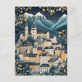 Postal Salzburgo Austria Travel