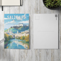 Salzburgo Austria Viaje Arte Vintage