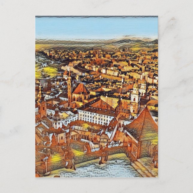 Postal Salzburgo En Arte (Anverso)