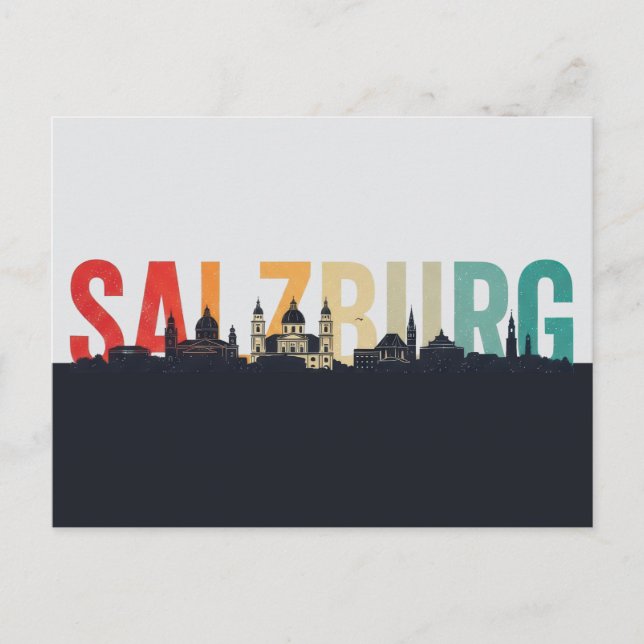 Postal Salzburgo Viajes Austria (Anverso)