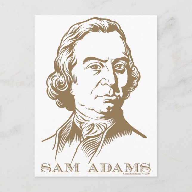 Postal Sam Adams (Anverso)