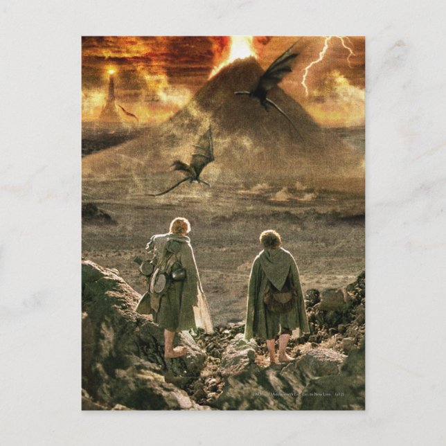 Postal Sam y FRODO™ se acercan al Monte Doom (Anverso)