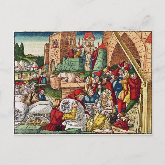 Postal Samaria bajo cerco (Anverso)