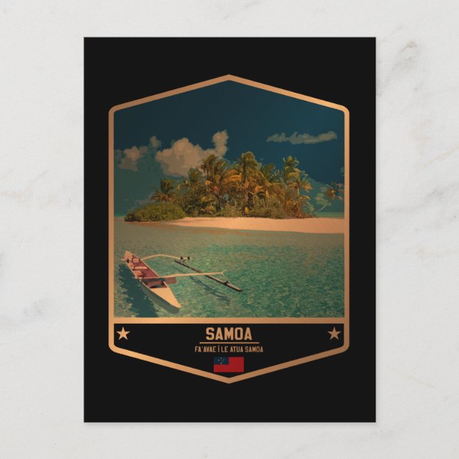 Postal Samoa (Anverso)