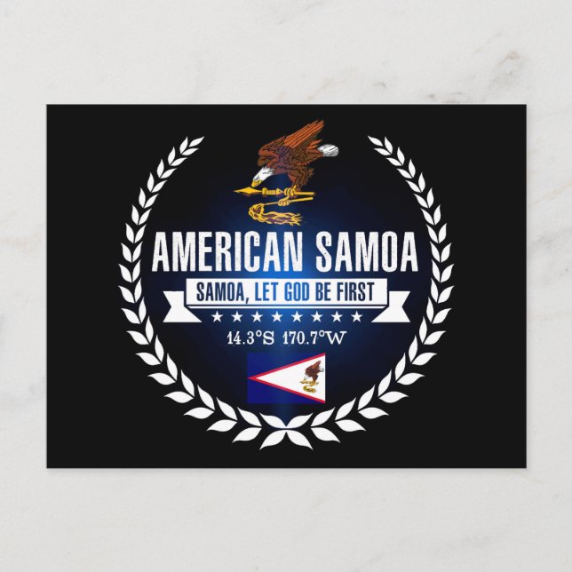 Postal Samoa Americana (Anverso)
