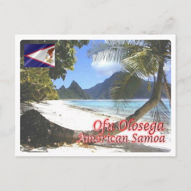 Postal Samoa Americana - Ofu Olosega (Anverso)