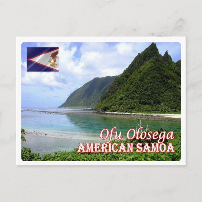 Postal Samoa Americana - Ofu Olosega (Anverso)