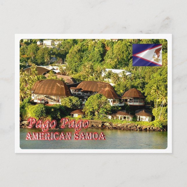 Postal Samoa Americana - Pago Pago (Anverso)