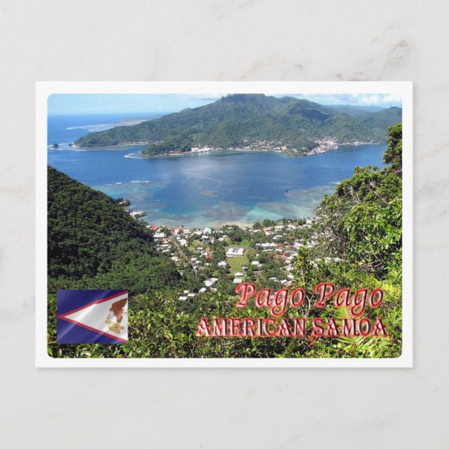 Postal Samoa Americana - Pago Pago (Anverso)