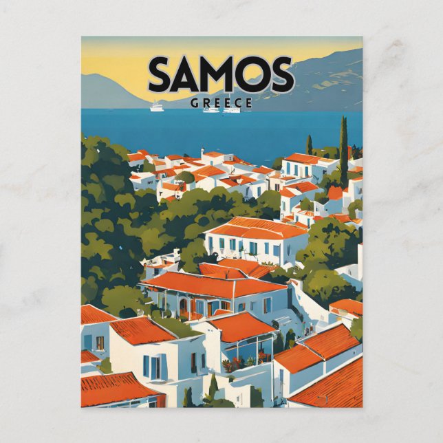 Postal Samos (Anverso)