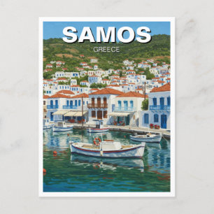 Postal Samos Greece Travel