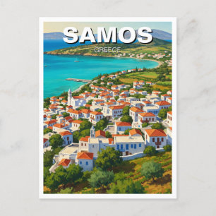 Postal Samos Greece Travel