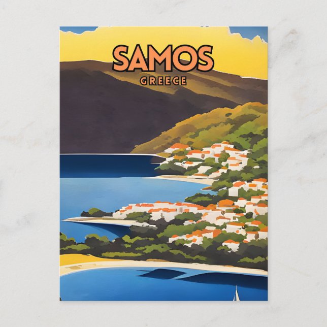 Postal Samos Travel (Anverso)