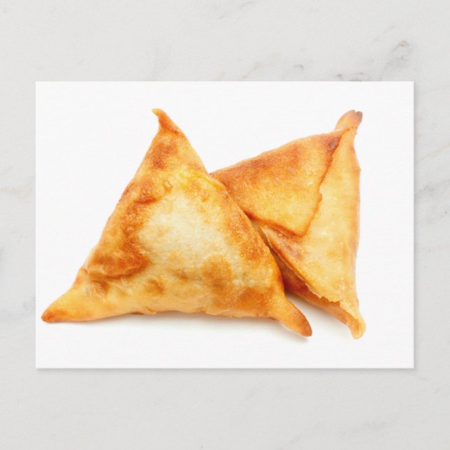 Postal Samosas caseras (Anverso)