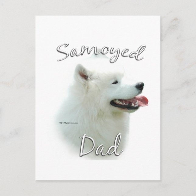 Postal Samoyed Dad 2 (Anverso)